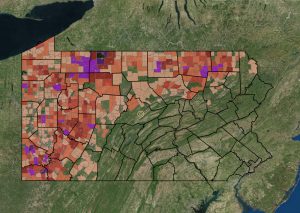 Ol & Gas Fracking Complaint Map