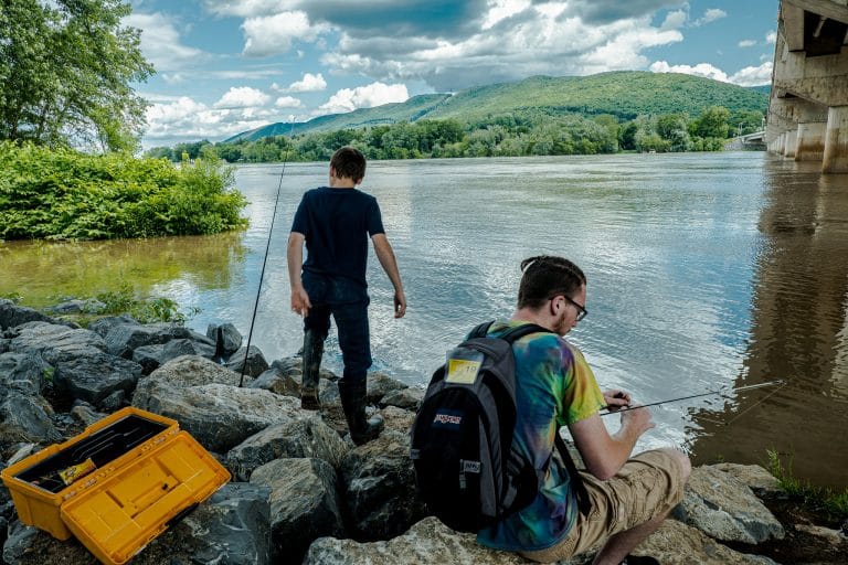 Fishing West Branch of Susquehanna River - Fracking - PUBLIC HERALD